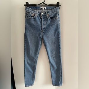 Re/Done stretch skinny jeans sz26